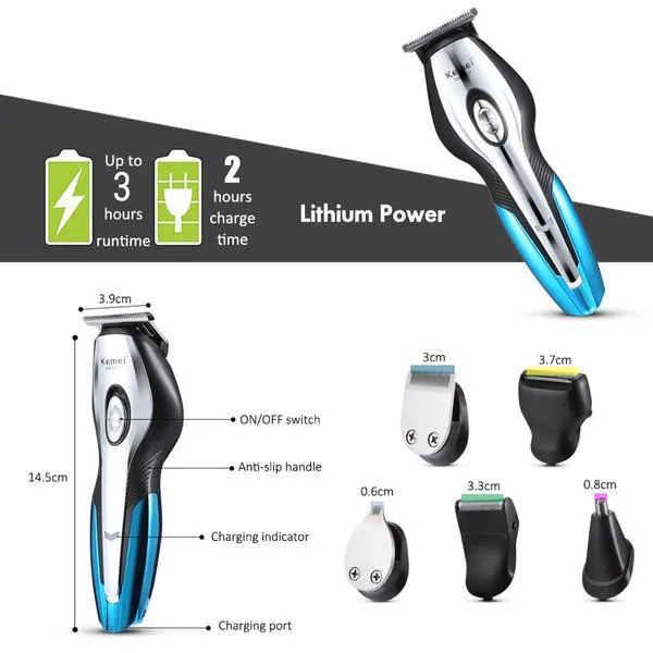 11-in-1 Professional Fast Charging Hair Clipper Haircut Shaver Wireless