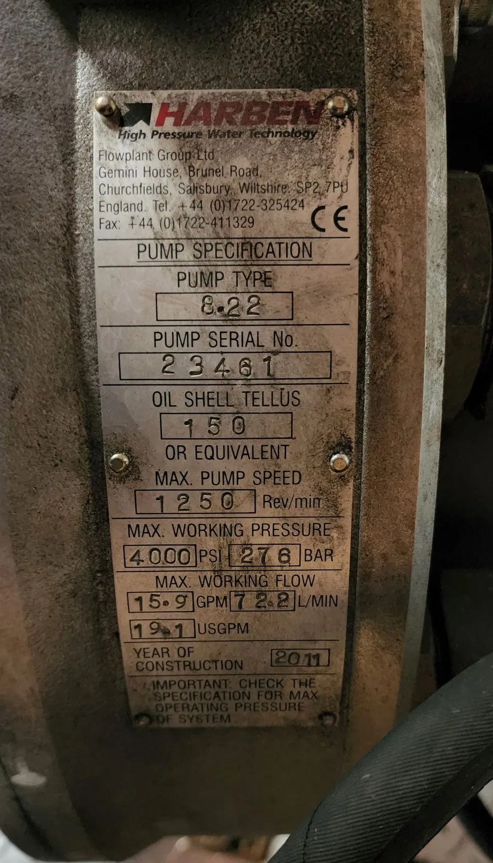 2011 Harben 4018 Jetter - USED