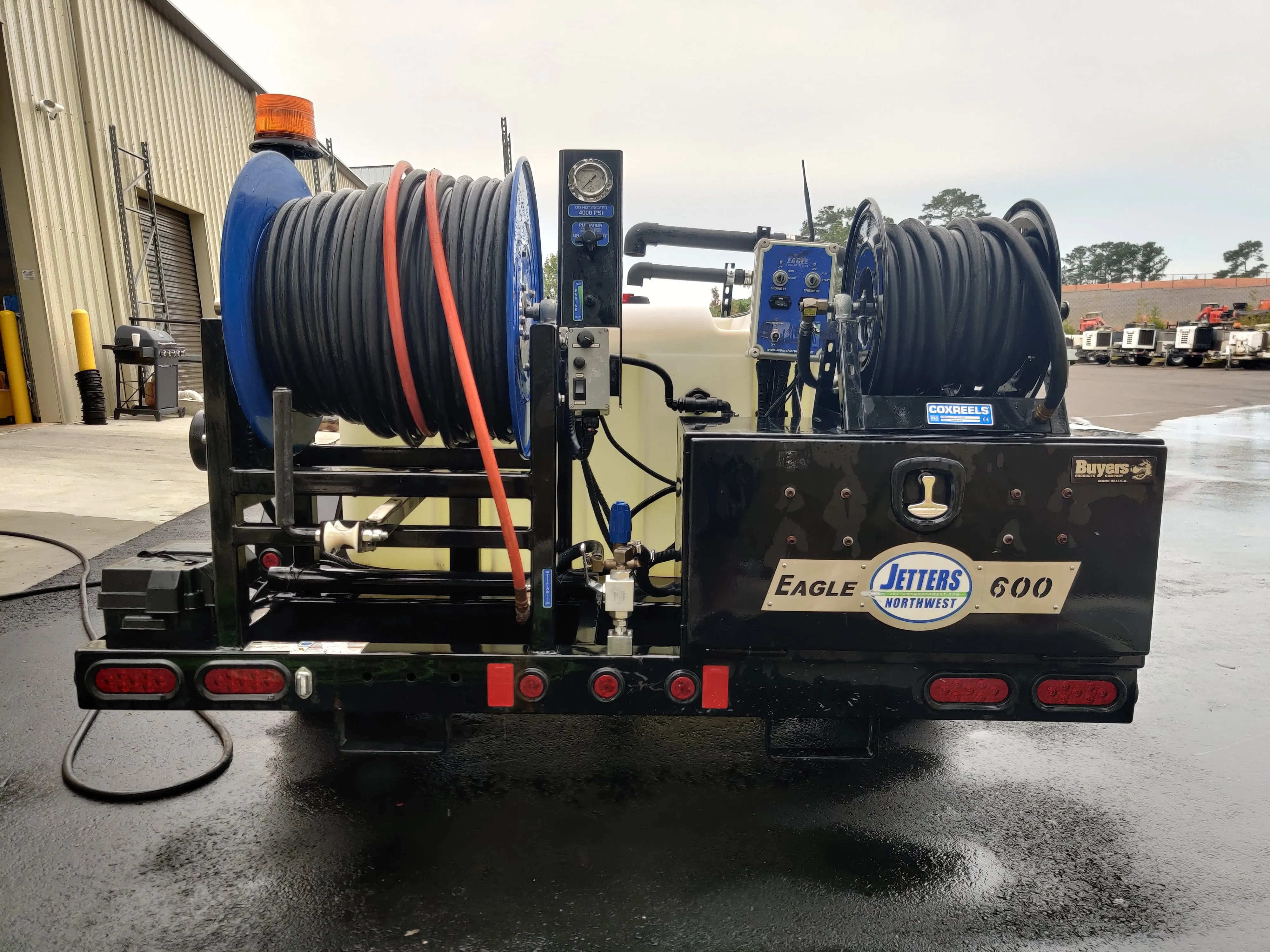 2020 Jetters Nortwest Eagle 600 Tandem Axel Trailer Jetter W/ Remote