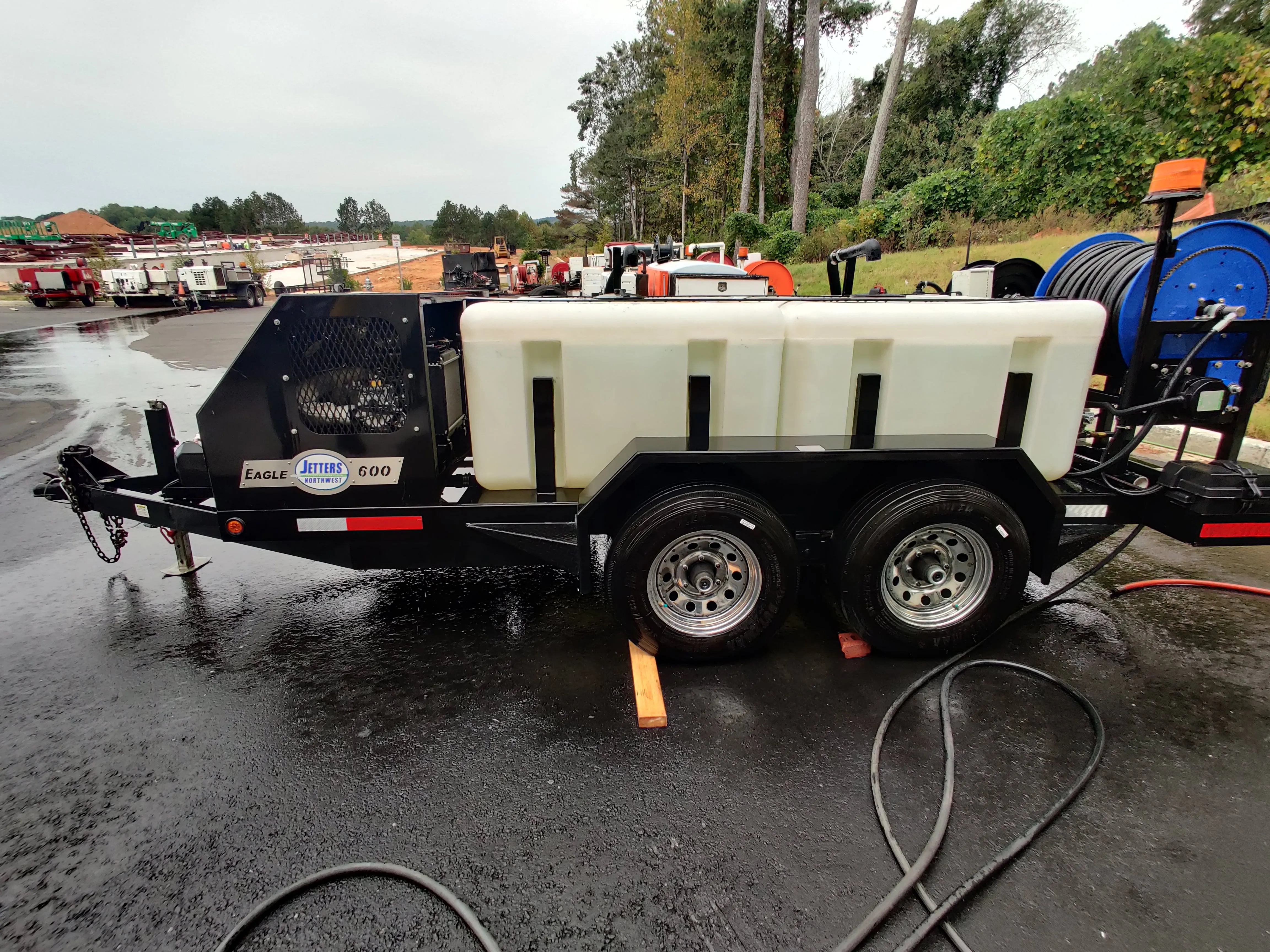 2020 Jetters Nortwest Eagle 600 Tandem Axel Trailer Jetter W/ Remote