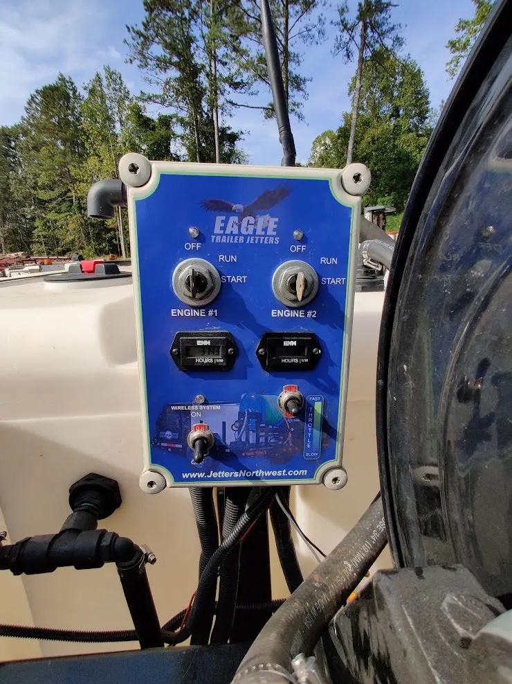 2020 Jetters Nortwest Eagle 600 Tandem Axel Trailer Jetter W/ Remote