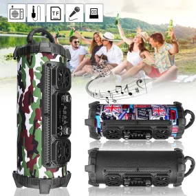 20W Wireless Bluetooth Speaker Stereo Sport Subwoofer Speaker Support Microphones Outdoor Radio Loundspeaker Wifi Bass Speaker
