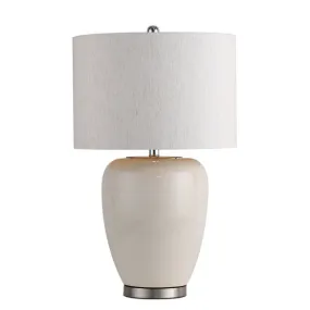 211259T Cream Table Lamp