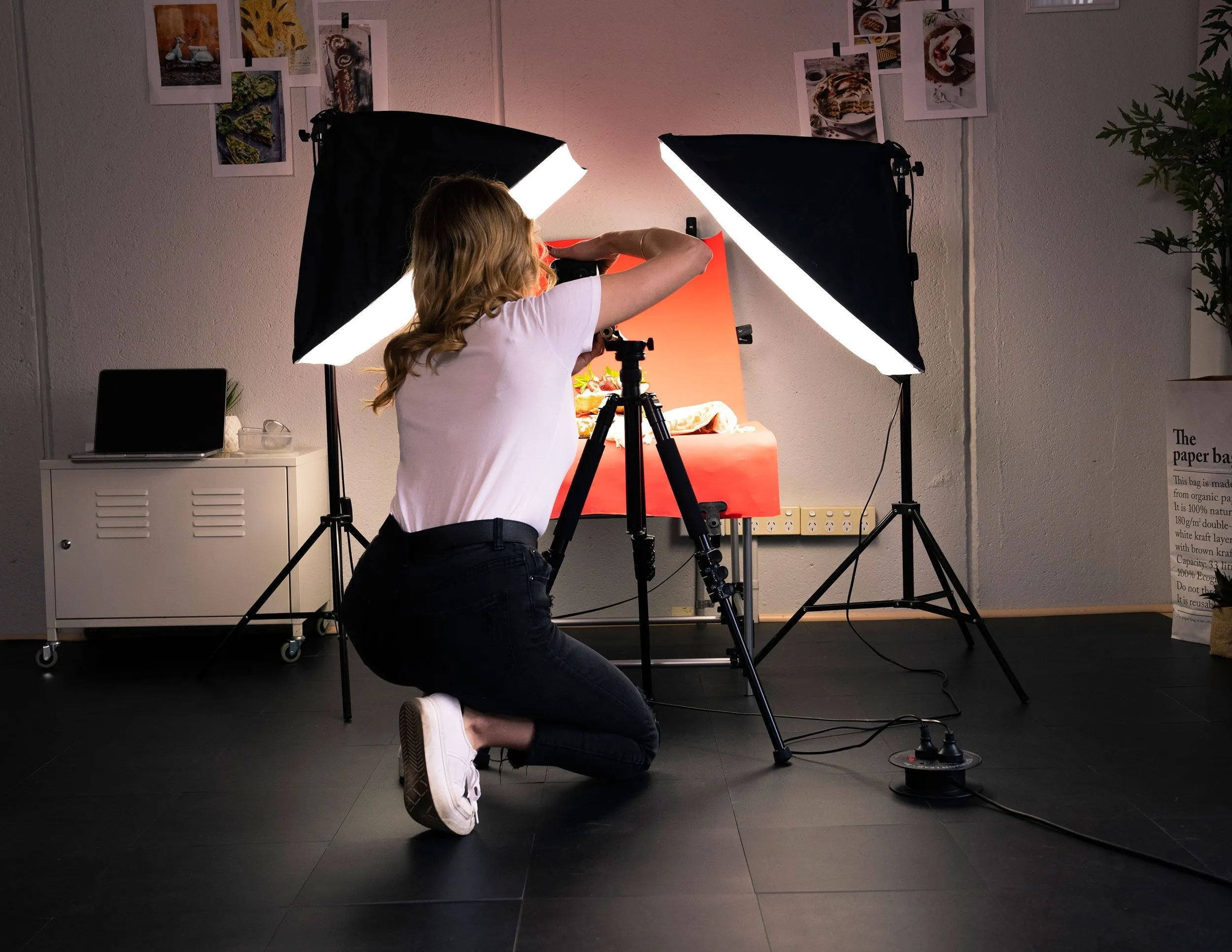 23" Product & Food Photography Lighting 'Work Hustle' Table Kit