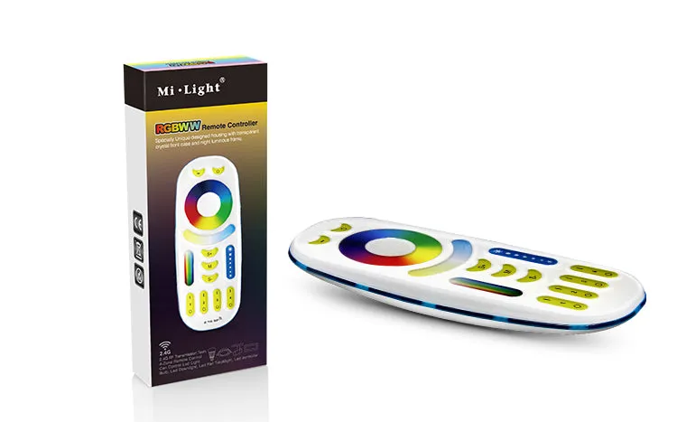 2.4GHz RGB   CCT Remote Controller Full Touch 4-Zone Group Control
