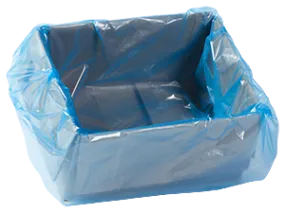 26x22x24 21.5-MIC HDPE BAG BLUE
