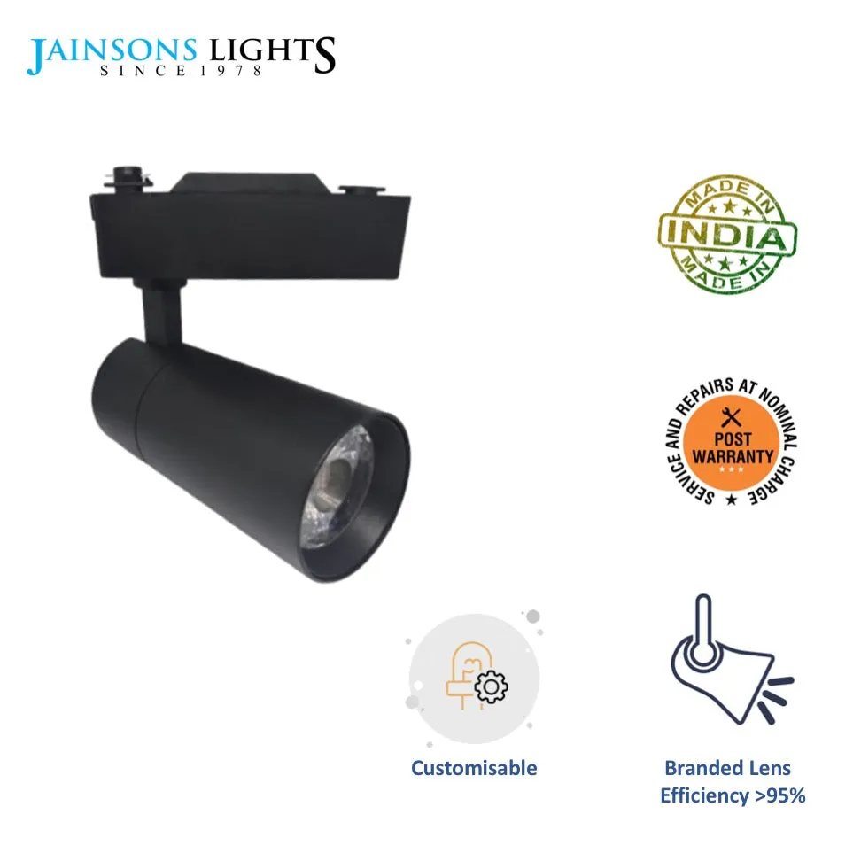 30w Cob Track Light 6007 Black body