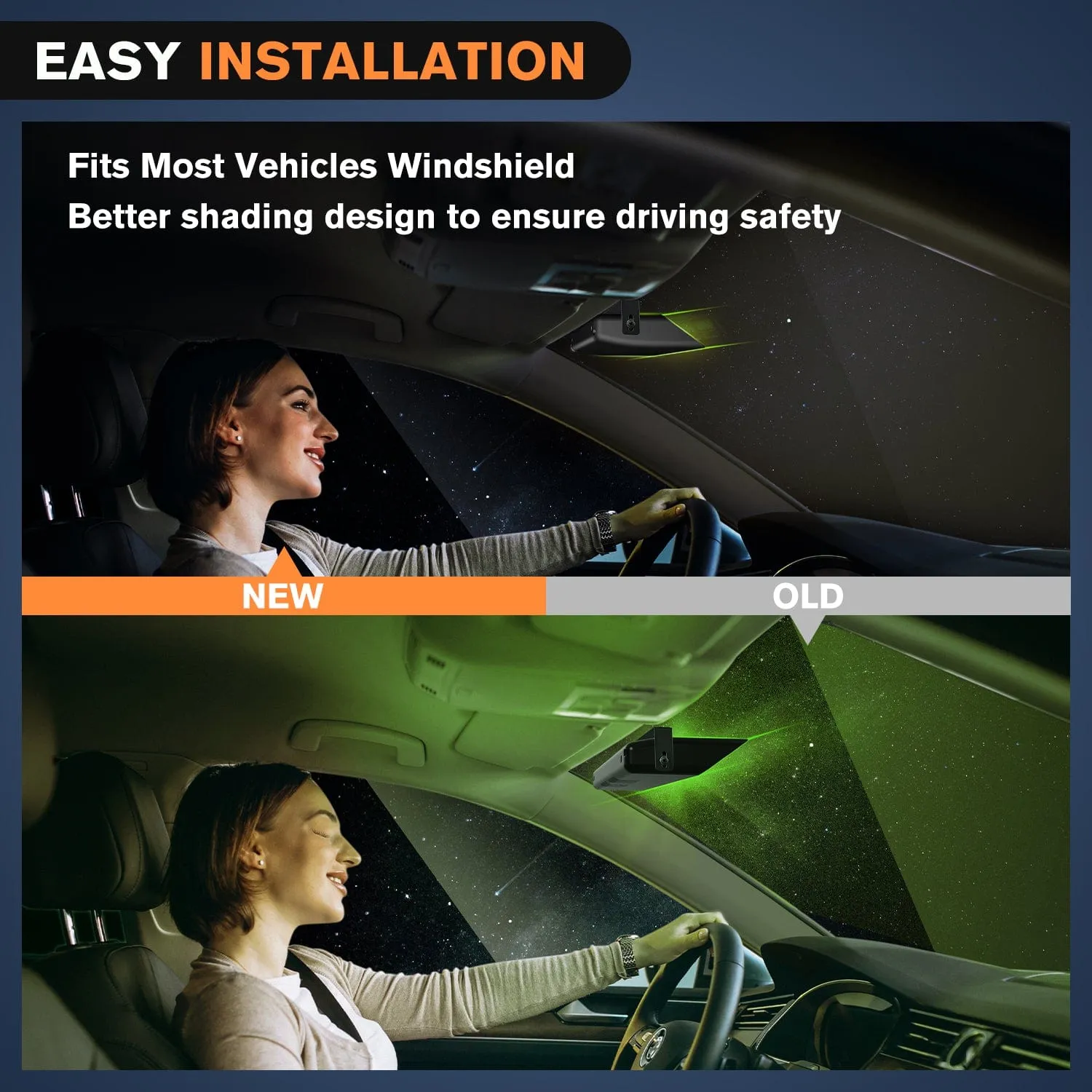 32LED Green White Emergency Dash Strobe Lights with Controller Suction Cups