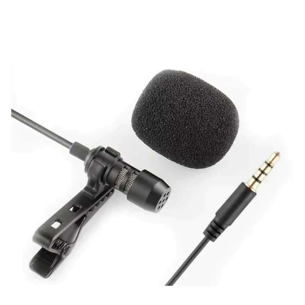 3.5Mm Aux Omni-Directional Condenser Lavalier Microphone Gl-119