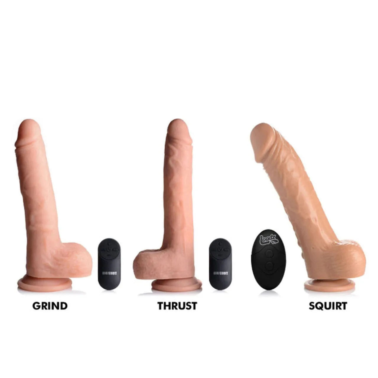 3pc High Tech Motion Dildo Set **Special Deal**
