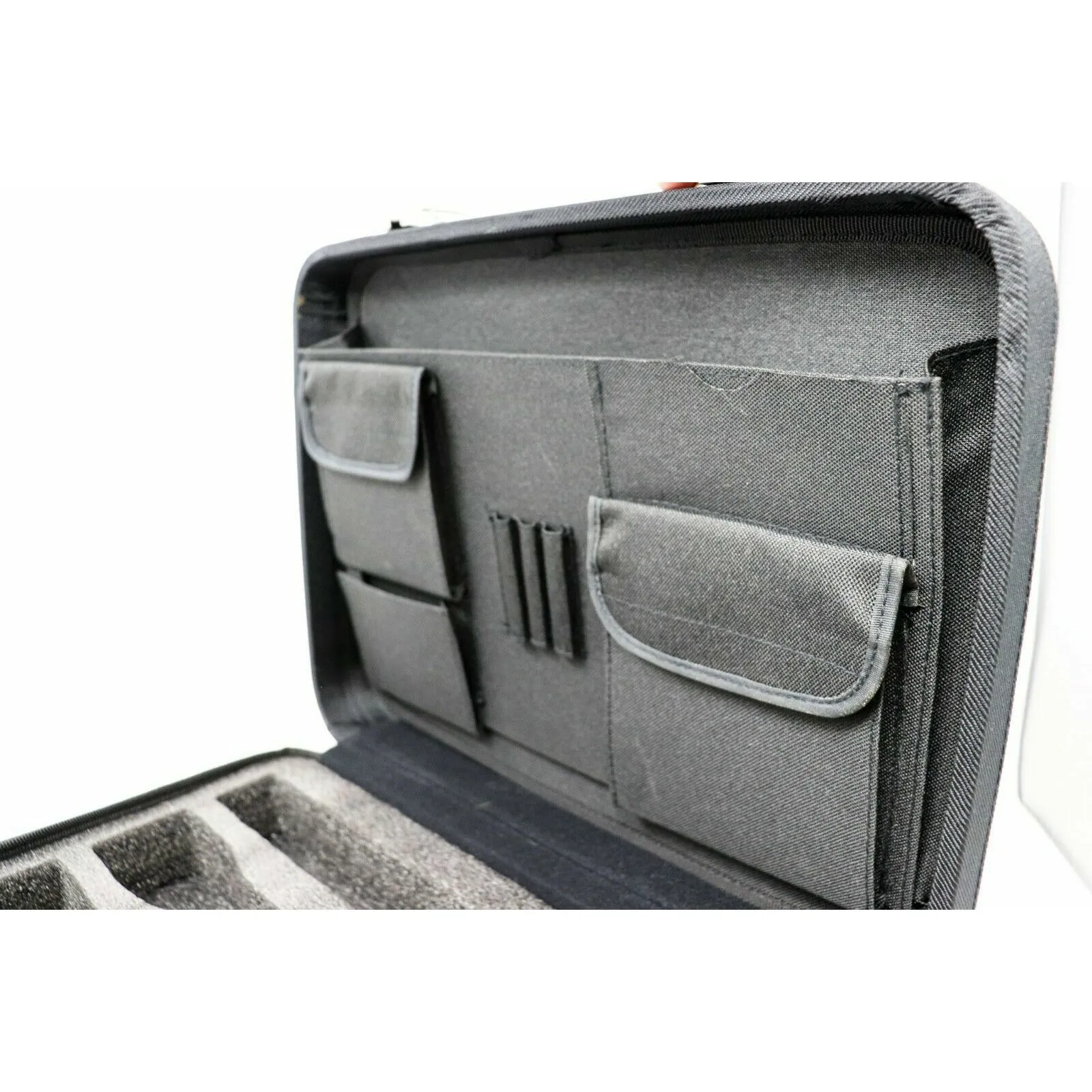 4 Microphone Carrying Case Mic Instrument Storage Portable Flight Box