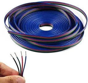 4 Pin RGB LED Strip Extension Wire Connector for RGB 5050 3528