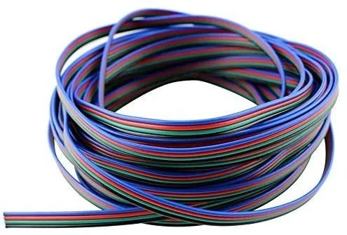 4 Pin RGB LED Strip Extension Wire Connector for RGB 5050 3528