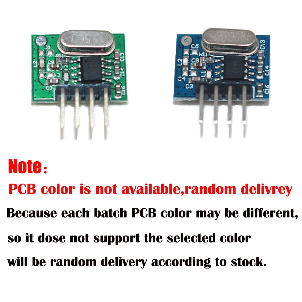 433 Mhz Superheterodyne RF Receiver and Transmitter Module 433Mhz Remote controls For Arduino uno Wireless module Diy Kits