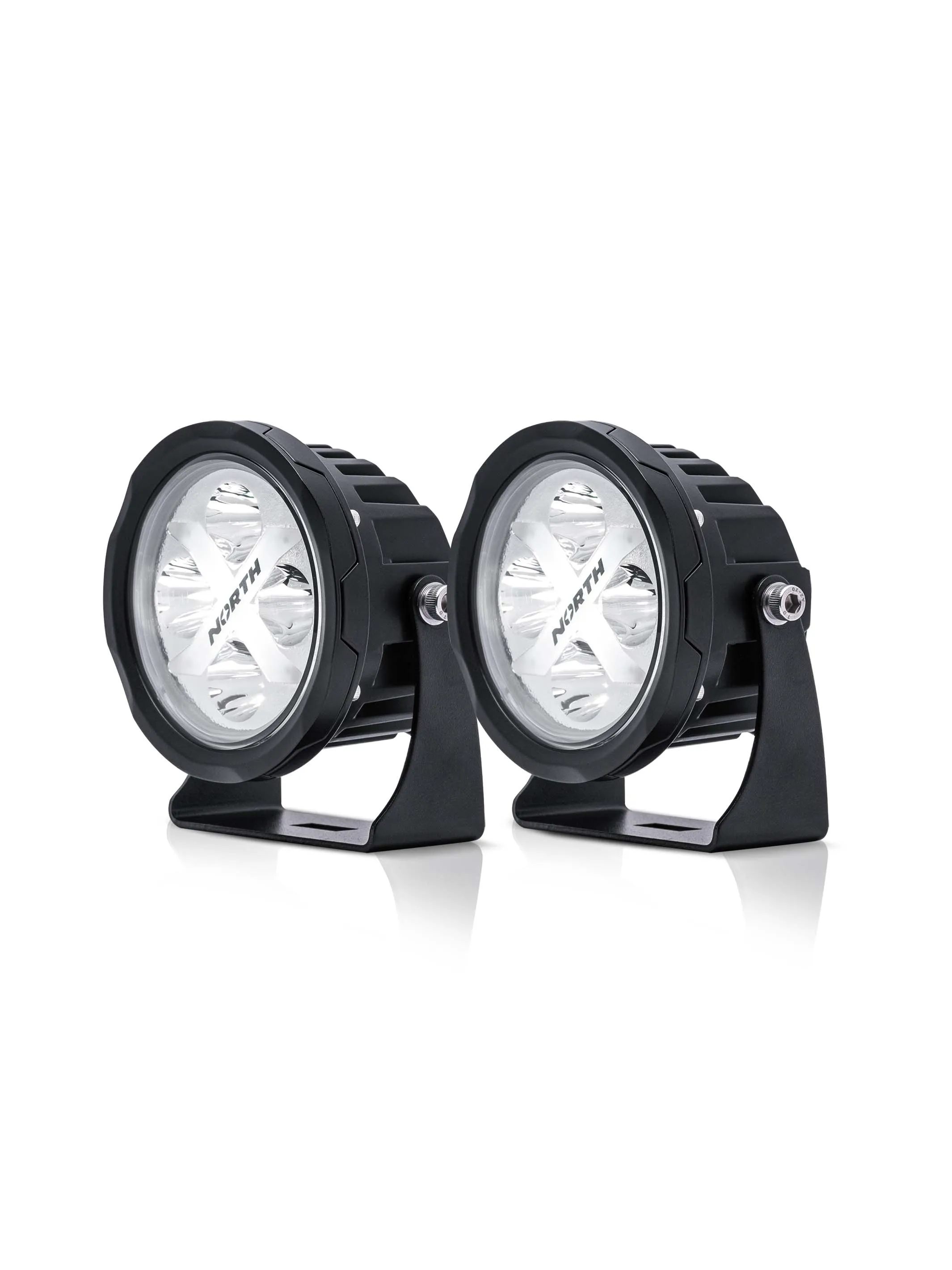 4" Round Pod Light with RGB Backlight