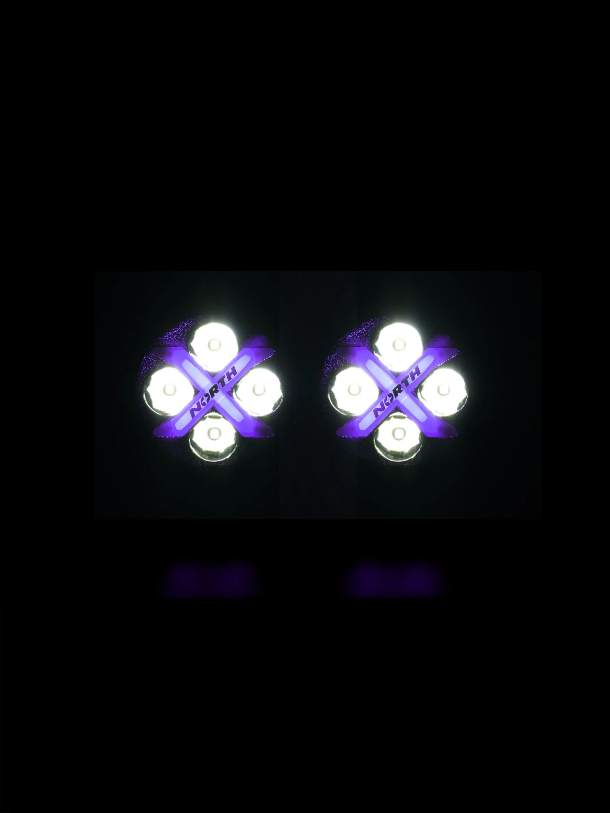 4" Round Pod Light with RGB Backlight