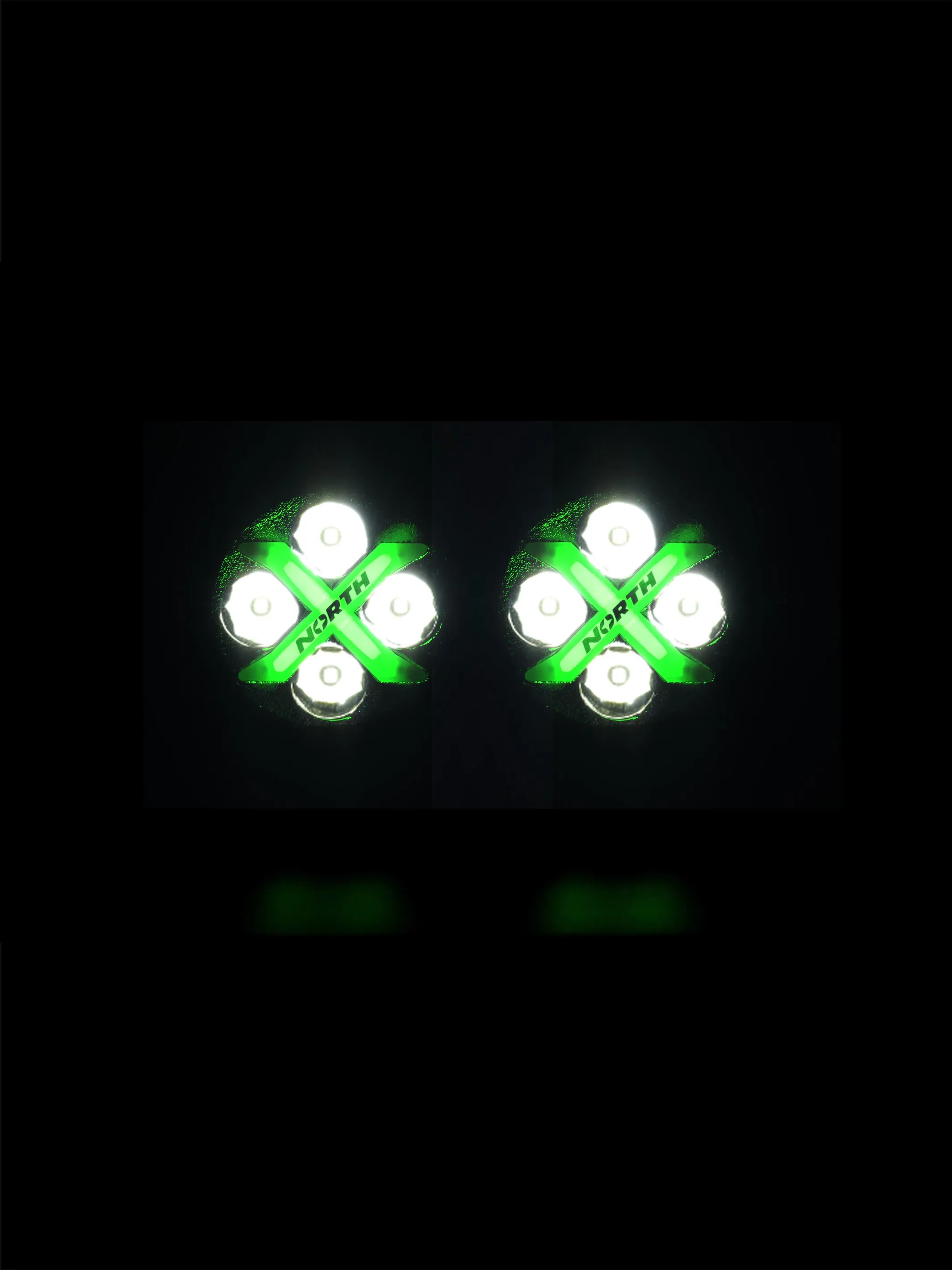 4" Round Pod Light with RGB Backlight