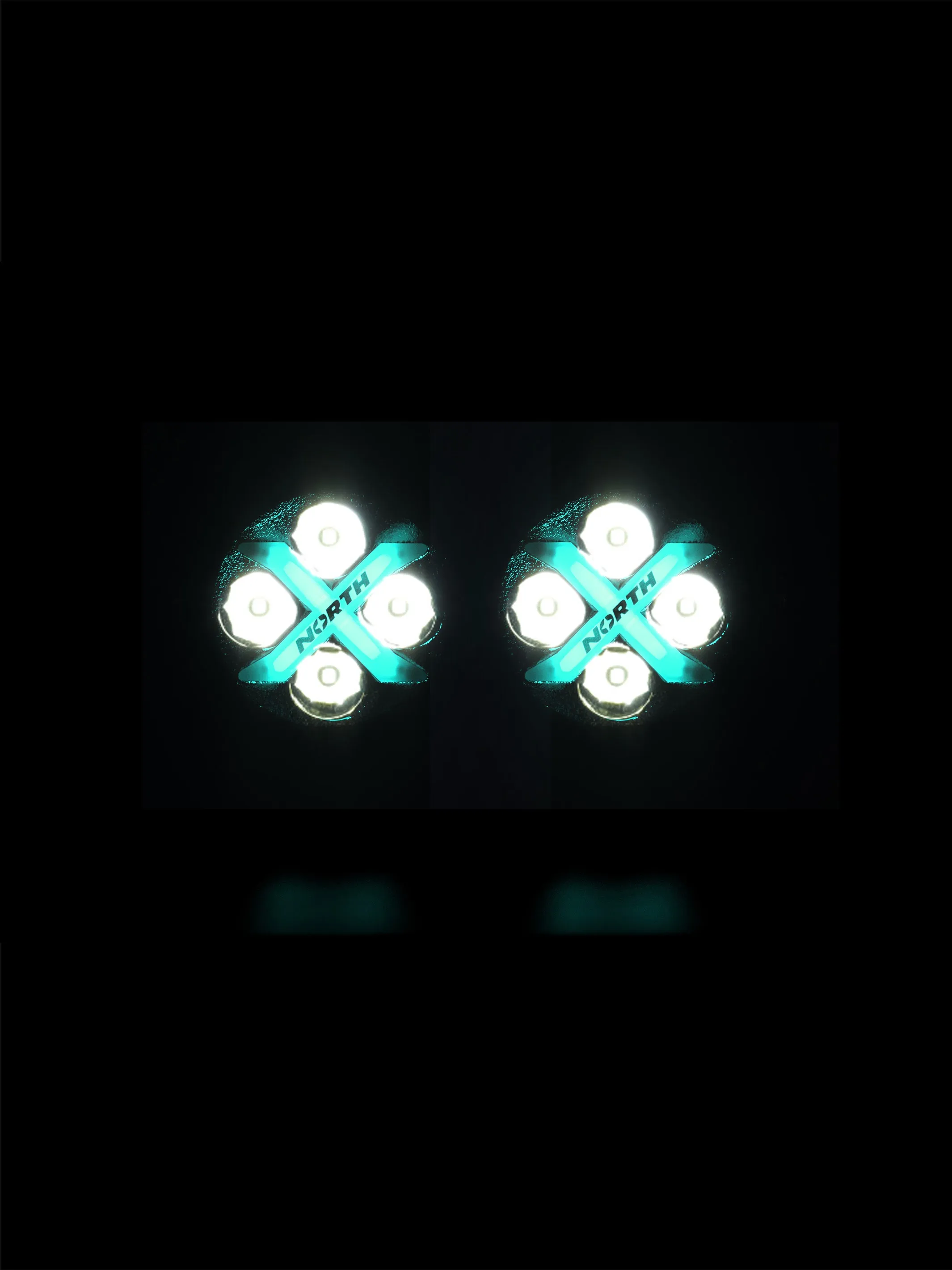 4" Round Pod Light with RGB Backlight