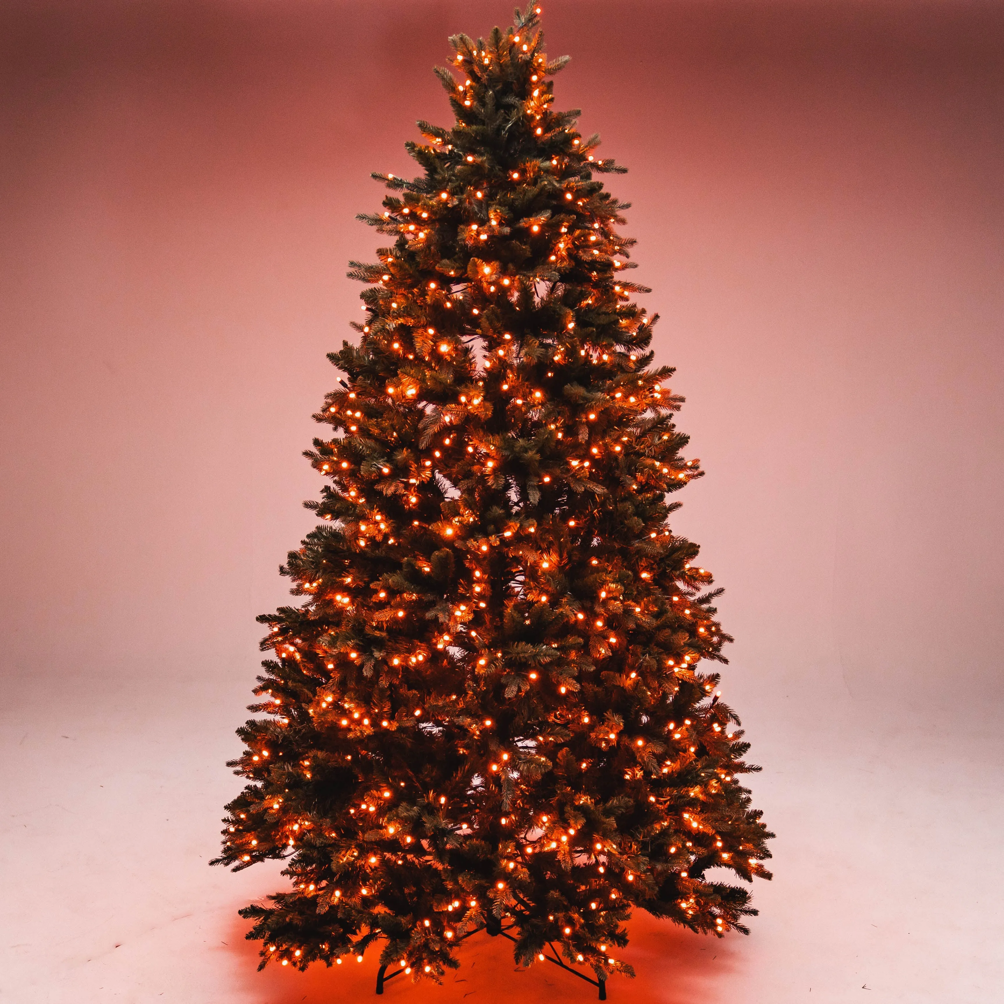 8' Noble Fir Deluxe Christmas Tree - Color Changing RGB
