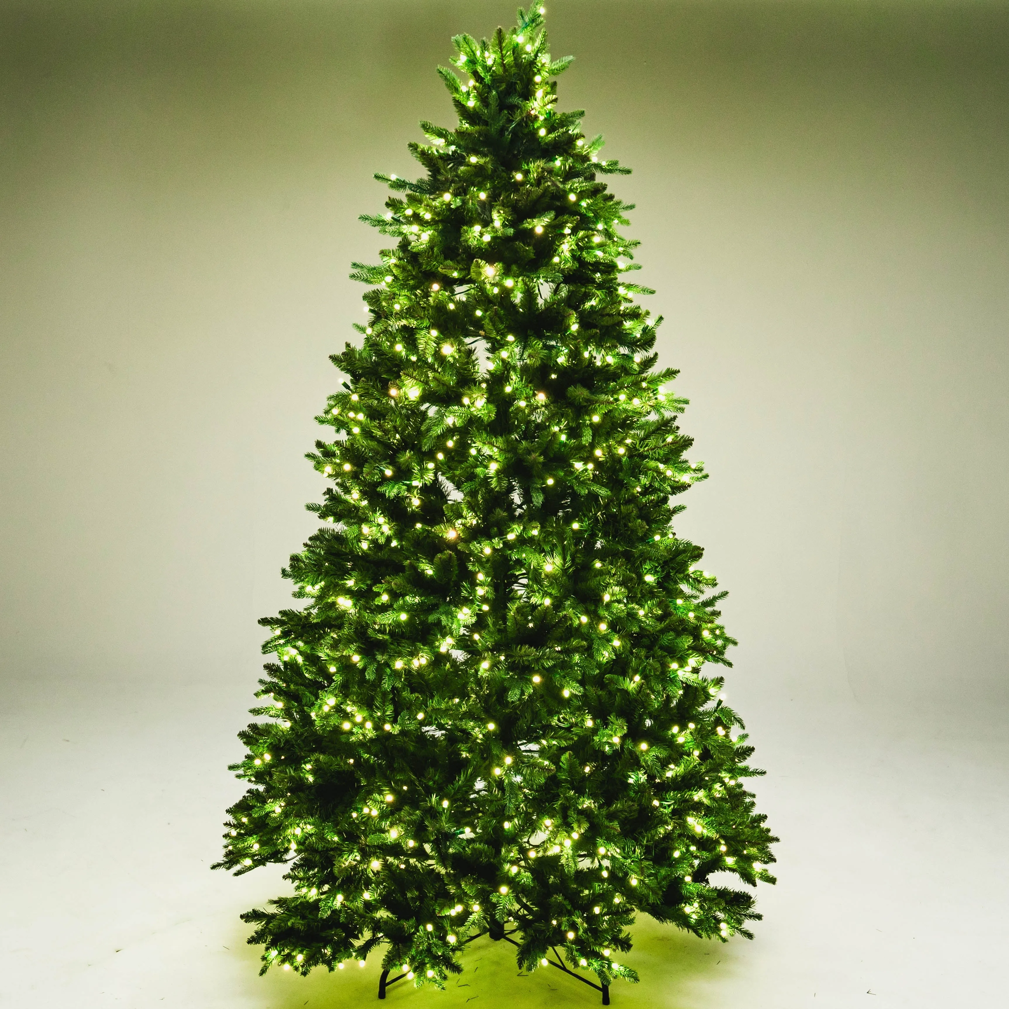 8' Noble Fir Deluxe Christmas Tree - Color Changing RGB