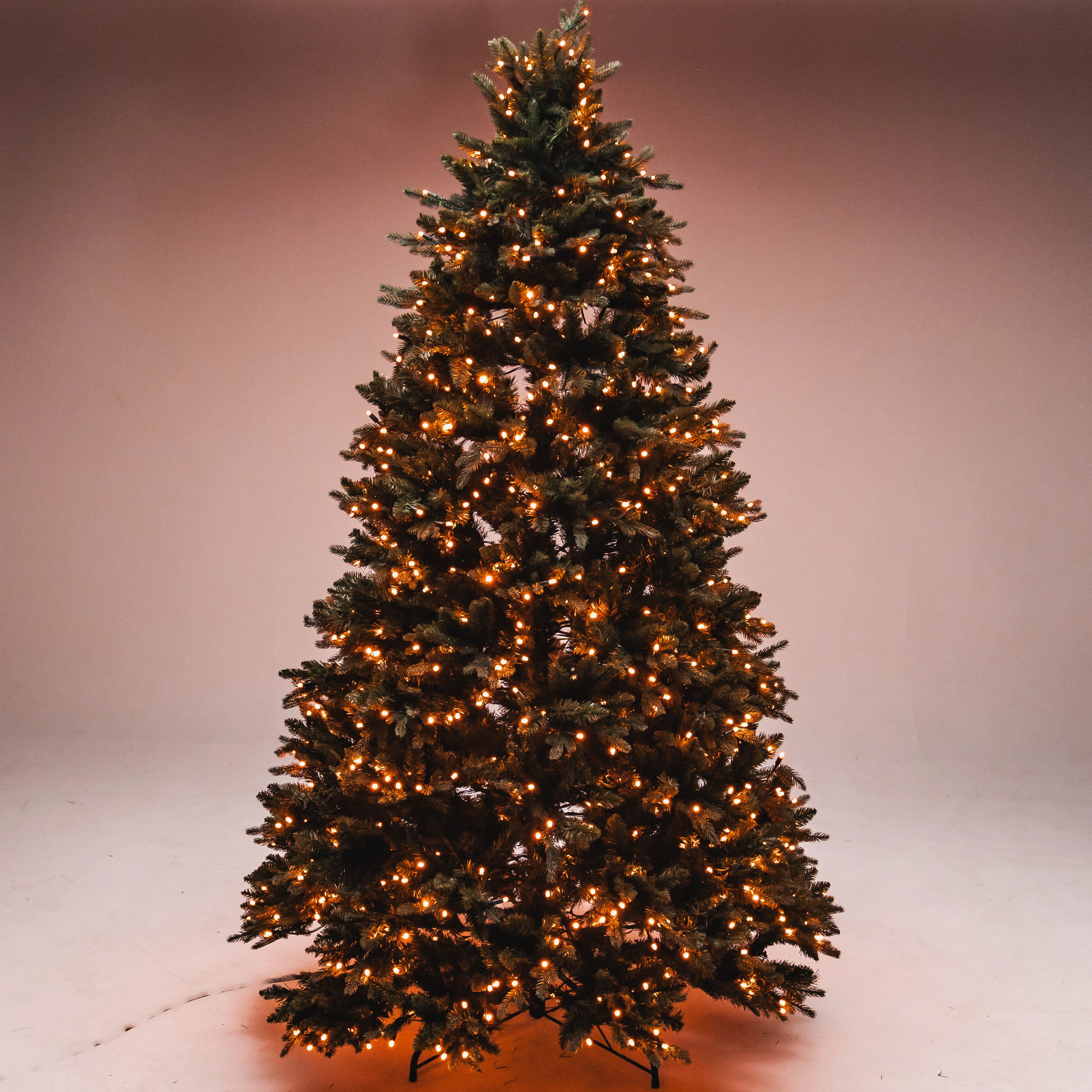 8' Noble Fir Deluxe Christmas Tree - Color Changing RGB
