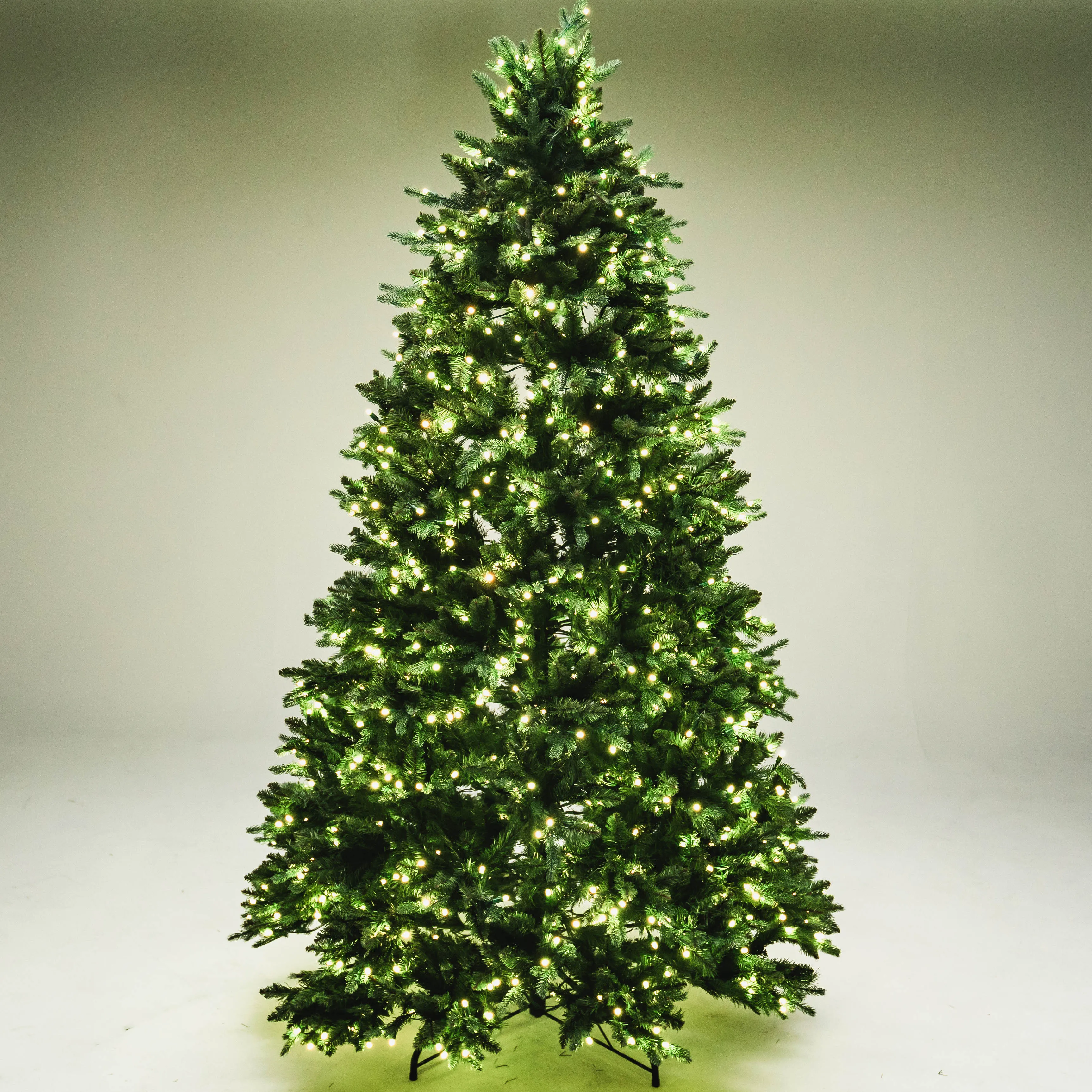8' Noble Fir Deluxe Christmas Tree - Color Changing RGB