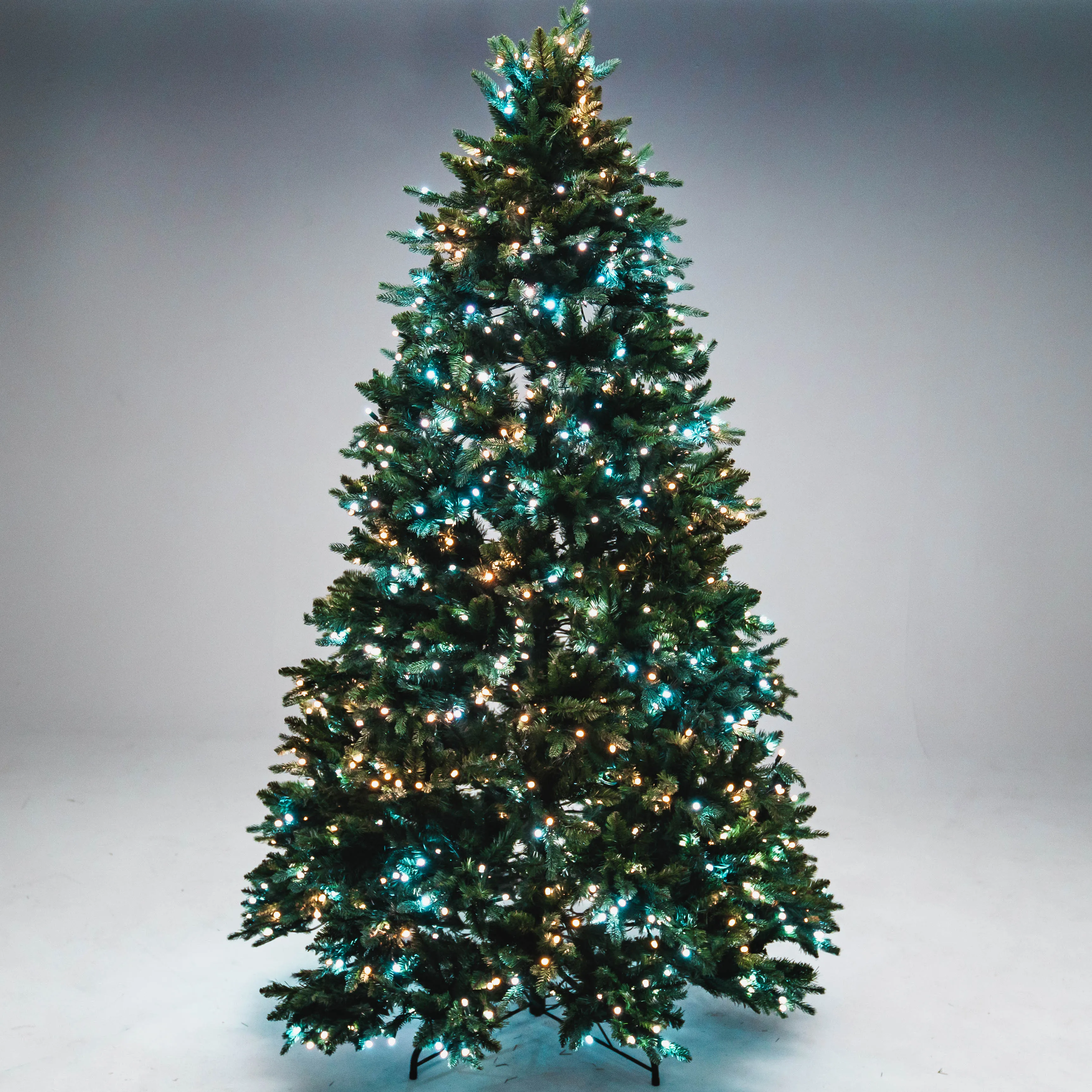 8' Noble Fir Deluxe Christmas Tree - Color Changing RGB