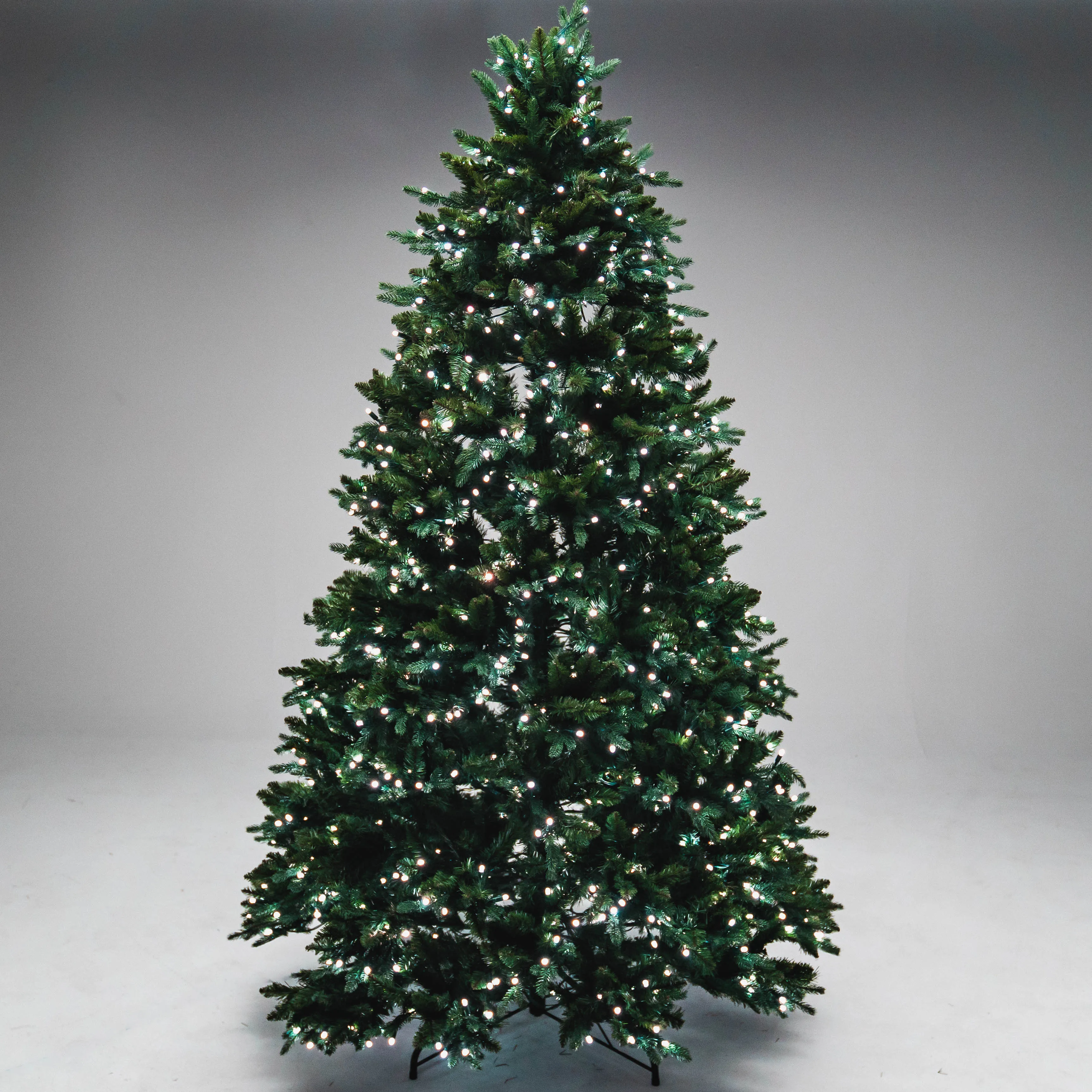 8' Noble Fir Deluxe Christmas Tree - Color Changing RGB