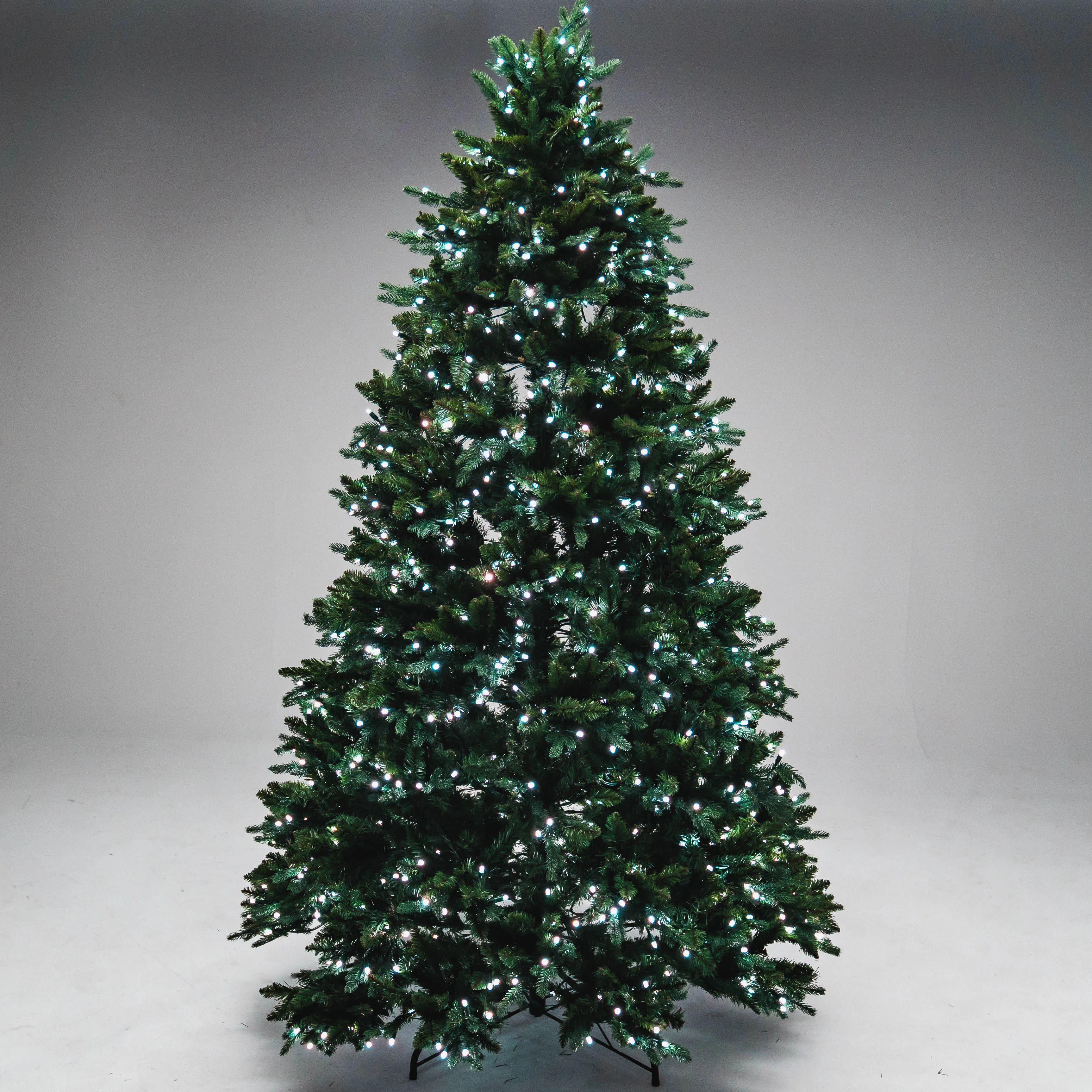 8' Noble Fir Deluxe Christmas Tree - Color Changing RGB