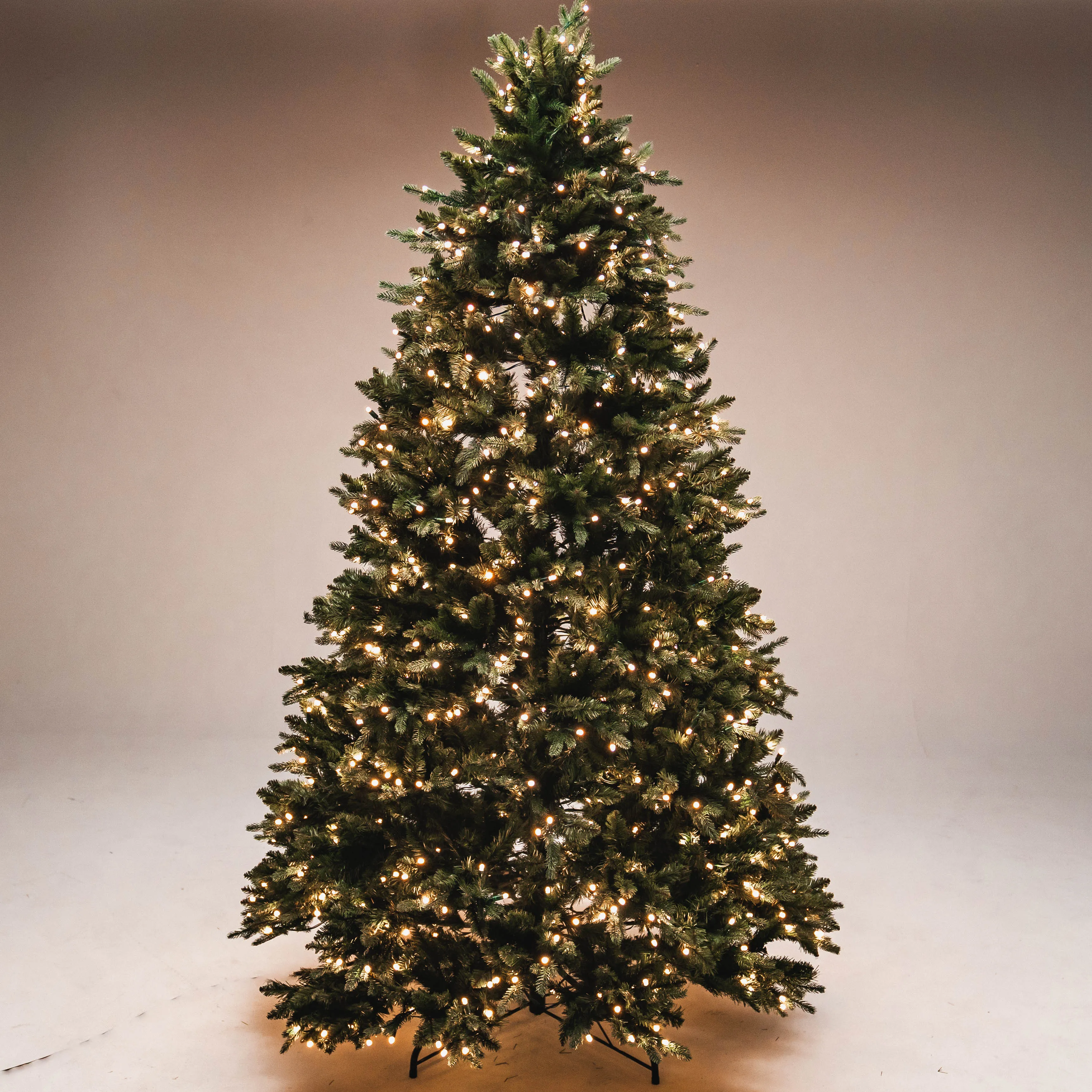 8' Noble Fir Deluxe Christmas Tree - Color Changing RGB