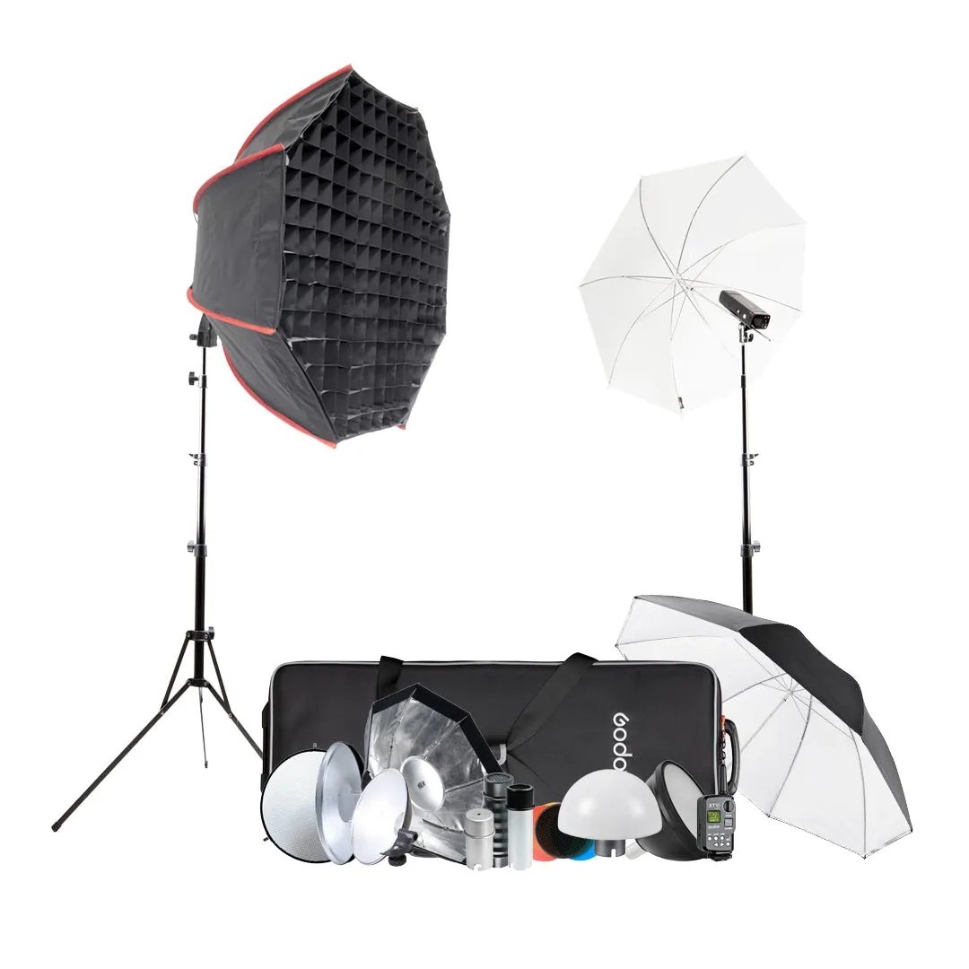 AD200PROII Complete Student Studio Flash Lighting Kit