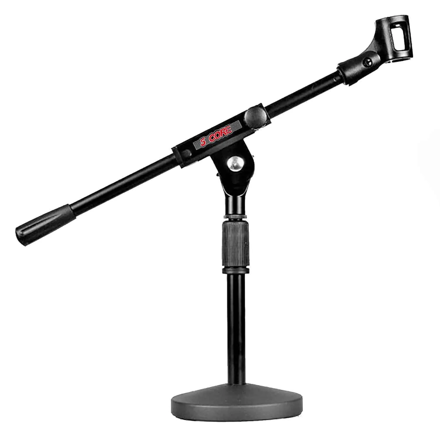 Adjustable Desk Microphone Stand with Mic Clip Twist Clutch MSSB