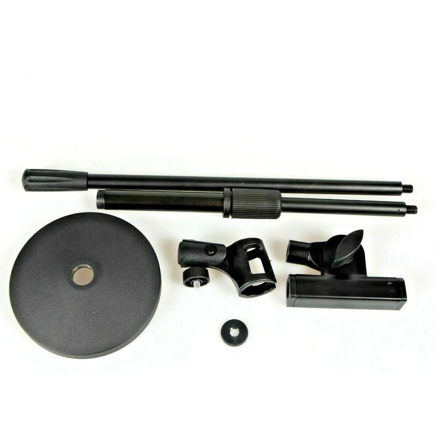 Adjustable Desk Microphone Stand with Mic Clip Twist Clutch MSSB
