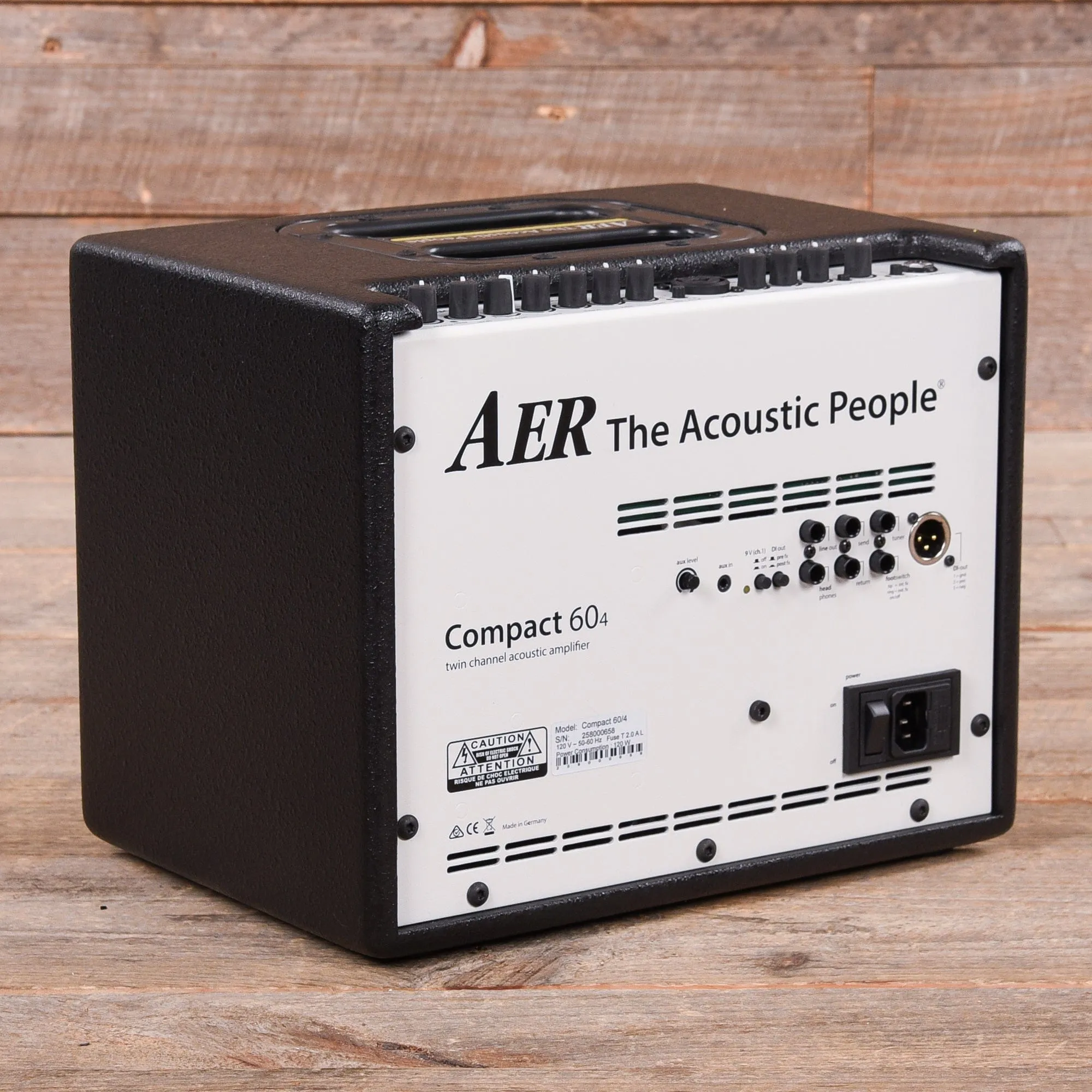 AER Compact 60 60W 1x8 Acoustic Guitar Combo Amp Black