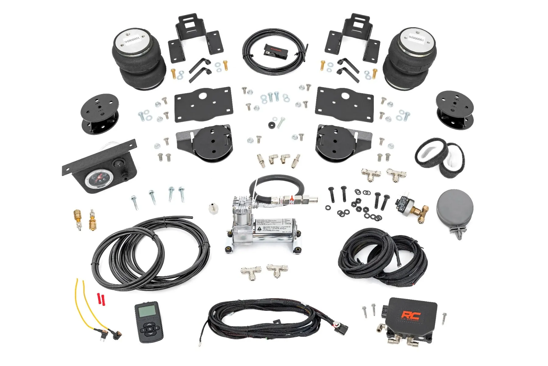 Air Spring Kit w/compressor | Wireless Controller | 4 Inch Lift Kit | Ram 1500 (19-24)