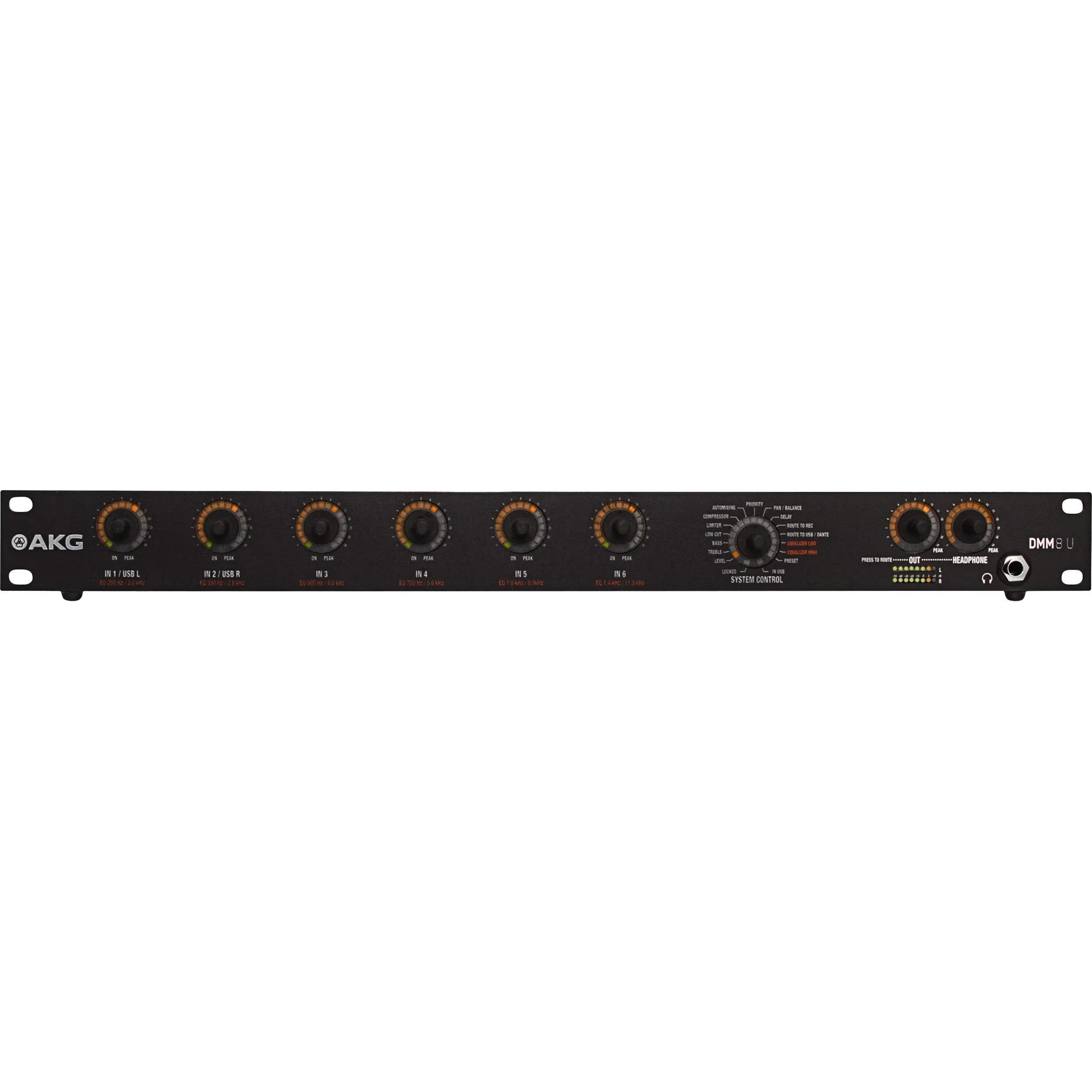 AKG DMM8 ULD Digital Automatic Microphone Mixer with LAN and DANTE Interface