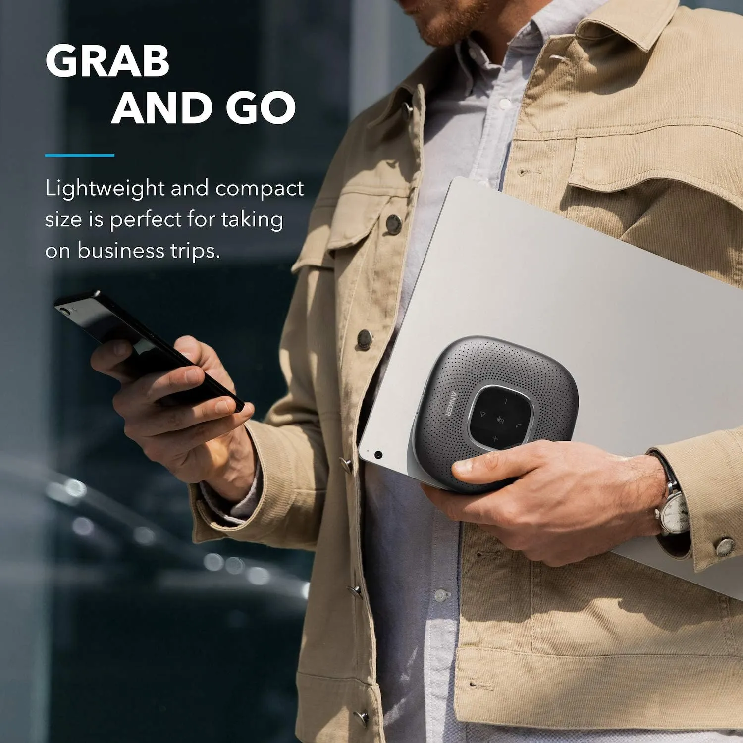 Anker PowerConf Bluetooth Speakerphone - Conference Microphone