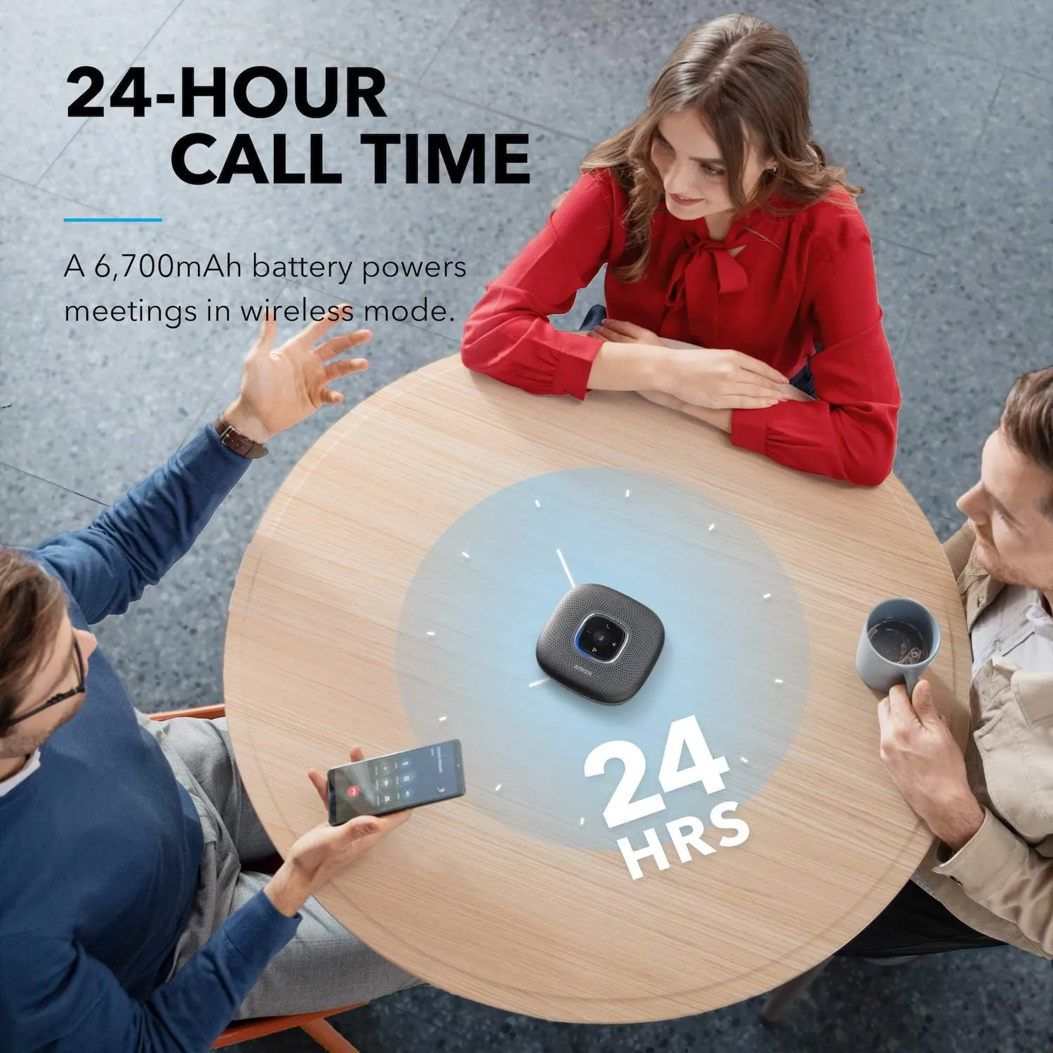 Anker PowerConf Bluetooth Speakerphone - Conference Microphone