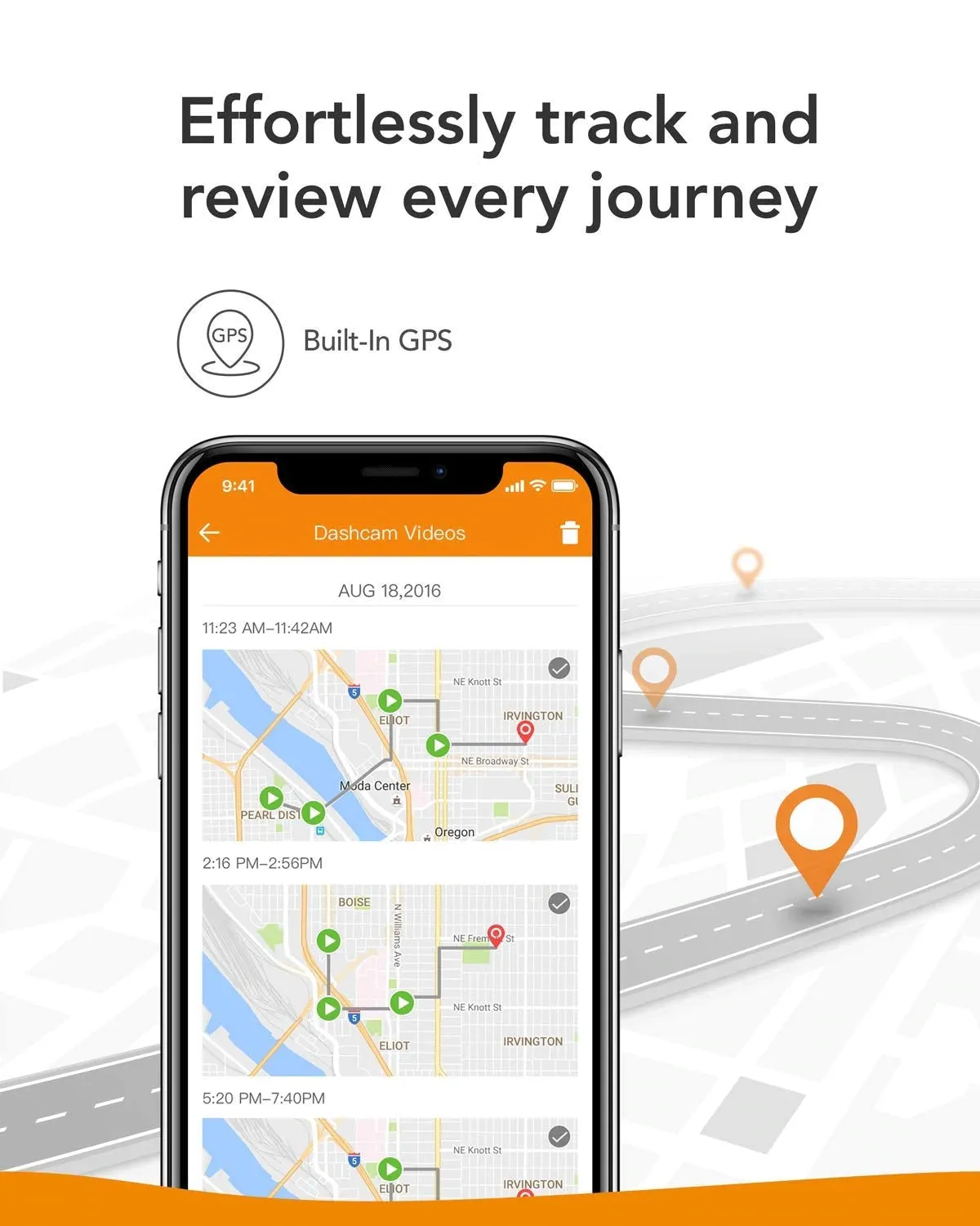 Anker Roav DashCam S1, Dashboard Camera, Full HD 1080p Resolution, 60 fps, Nighthawk Vision, Sony Starvis Sensor, Built-in GPS, Wi-Fi, Wide-Angle Lens, 2-Port Charger