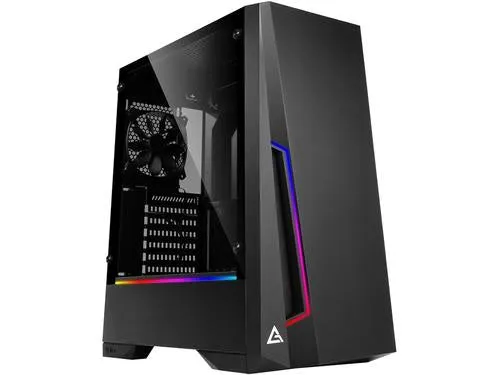 Antec DP501 ATX ARGB Front LED, LED Control, Tempered Glass, 2.5" x 4, 3.5" x 2, 7x PCI.1x 120mm pre-installed Gaming Case. 2 Years Warranty [PC]