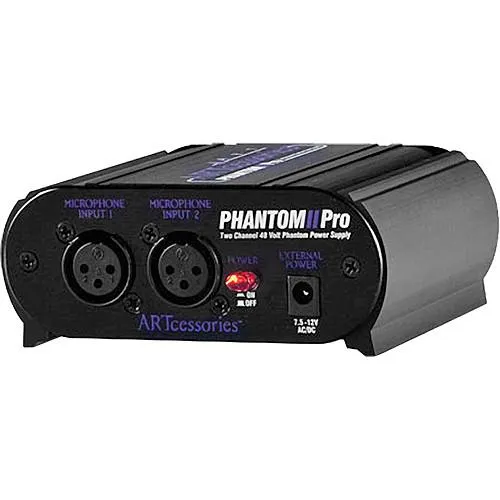 ART PHANTOM2PRO - Battery Operated Phantom Power Supply