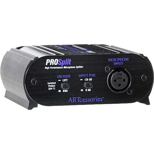 ART PROSPLIT Two-Way Mic Splitter