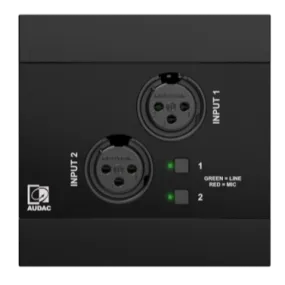 Audac NWP220/B Network Input Panel (Black)