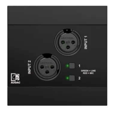 Audac NWP220/B Network Input Panel (Black)
