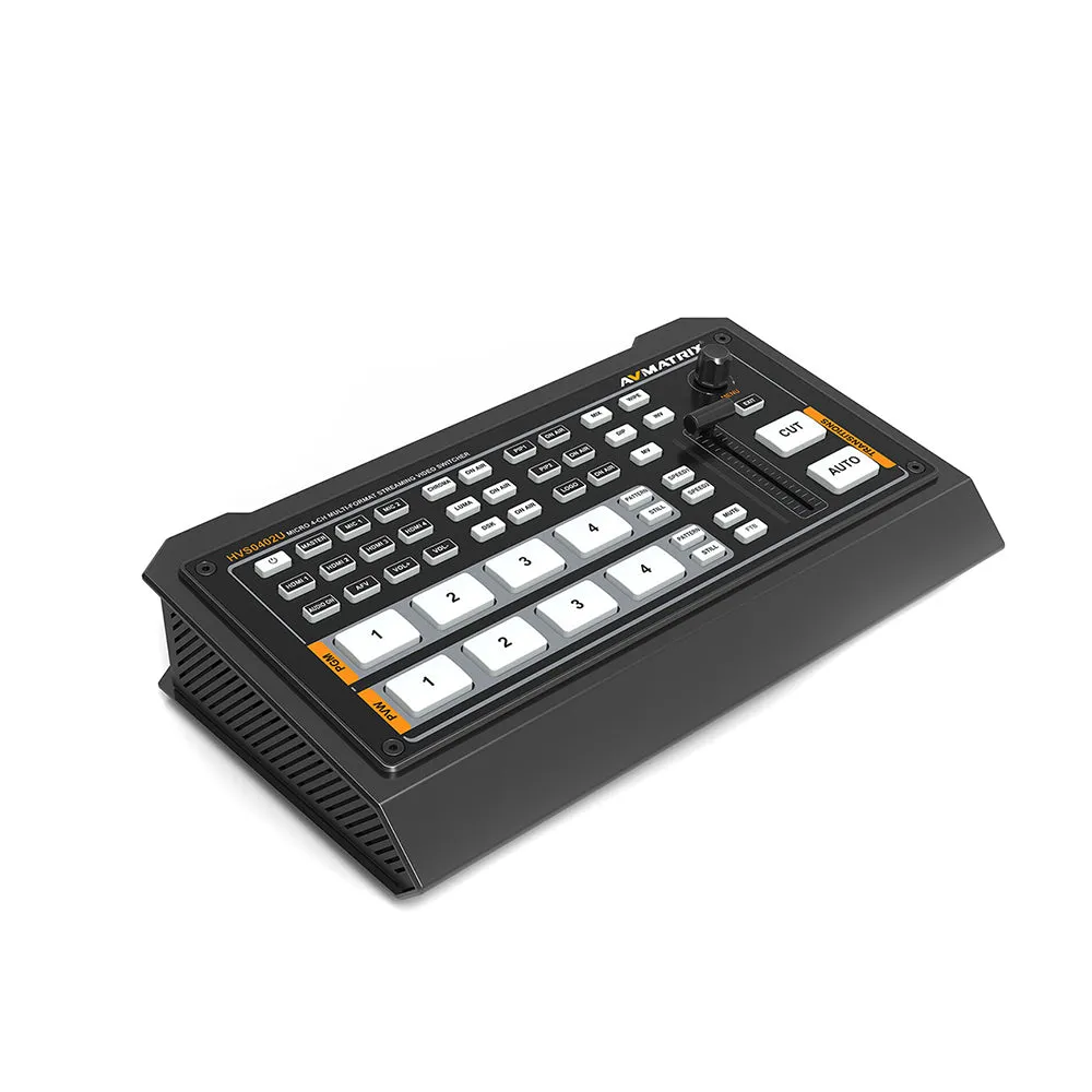 AVMATRIX HVS0402U 4-Channel Live Streaming Video Switcher