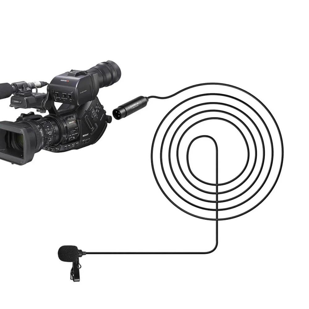 B4.5m CVM-V020 Clip On Lavalier Lapel Mini Microphone Wired - CLEARANCE