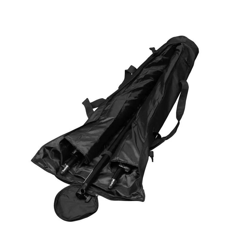 Backdrop Stand & Double Muslin (Black and White) Cotton Backdrop Kit - Bundle