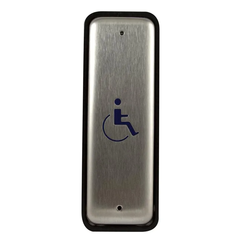 BEA 10PBJL Stainless steel push plate, 1.5 In. by 4.75 In., in jamb plate,