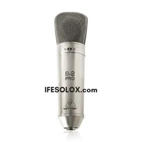 Behringer B-2 PRO Gold-Sputtered Large Dual Diaphragm Studio Condenser Microphone - Brand New
