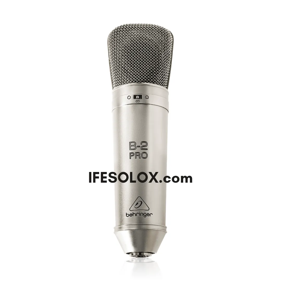Behringer B-2 PRO Gold-Sputtered Large Dual Diaphragm Studio Condenser Microphone - Brand New